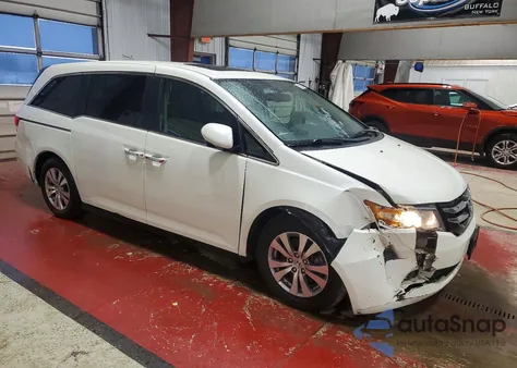 2017 Honda Odyssey Exl z USA, uszkodzony, nr VIN 5FNRL5H64HB012962